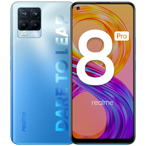 Телефон Realme RMX3081 8 Pro 128Gb Ram 6Gb Blue фото 