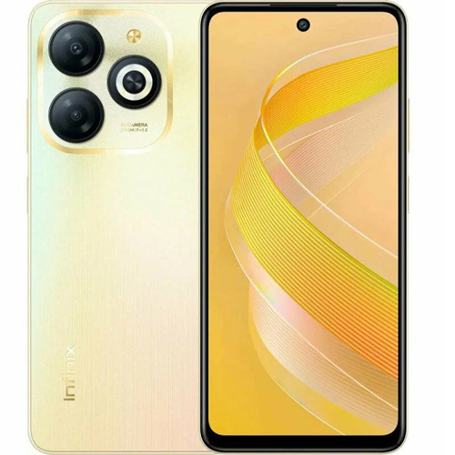 Телефон Infinix Smart 8 128Gb Ram 4Gb Shiny Gold фото 